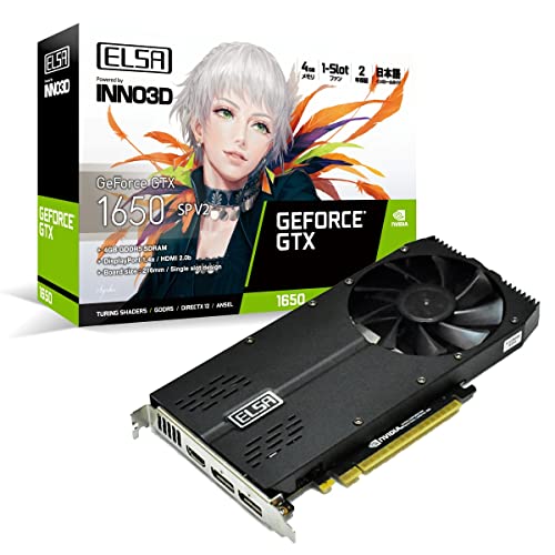 [a.aさん専用]ELSA GTX 1650 LP DDR6 GD1650 ELSA GeForce® GTX 1650 LP DDR6 - 株式会社 エルザ ジャパン
